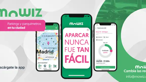 Mowiz – Parkings y parquímetro