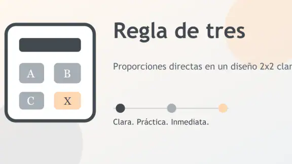 Regla de Tres con Historial