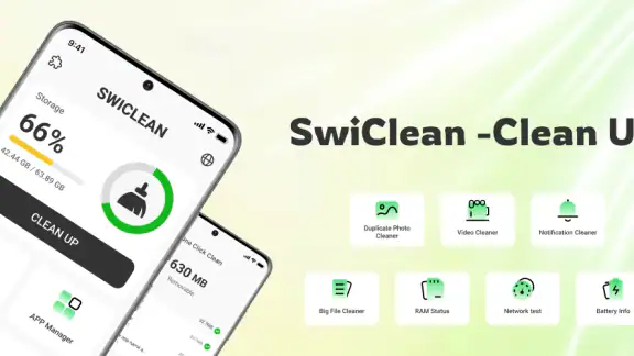 SwiClean — Basura y caché