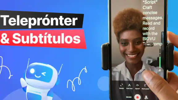 Telepronter, Video Subtítulos