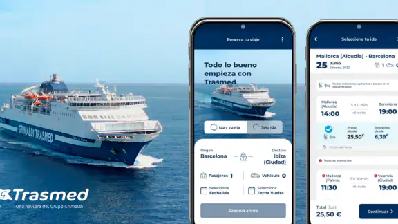Trasmed: Reserva tu ferry