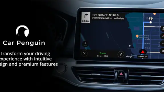 Car Penguin: Launcher & Maps