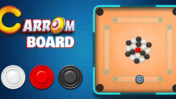 Carrom board game: Disc Game