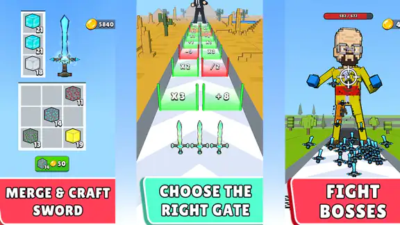 Craft Sword 3D: Monster Hunt