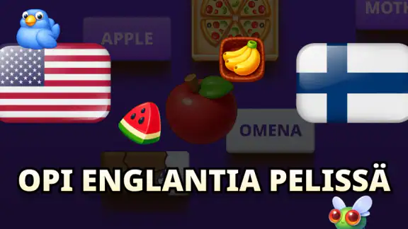 Englantia Momon kanssa