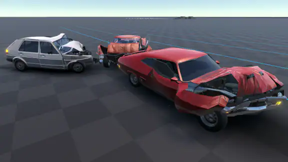 Flexbody Car Crash: Soft Body