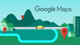 Google Maps header
