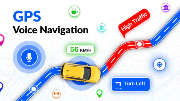 GPS-karttojen ääninavigointi