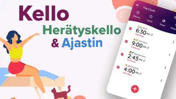 Kello: Herätyskello & Ajastin