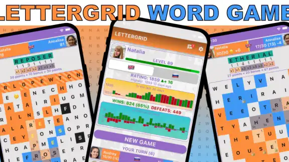 LetterGrid - Sanapeli
