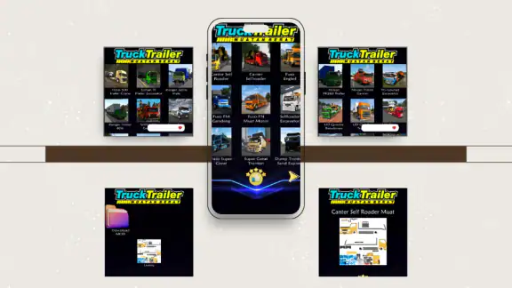 Mod Truck Trailer Muatan Berat