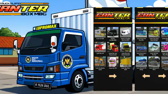 Mod Truk Oleng Canter Box MBG