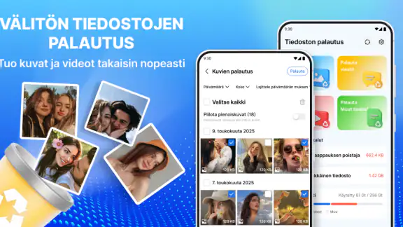 Palauta: Kuvat ja videot