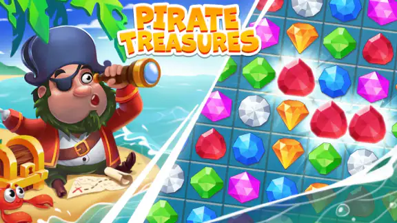 Pirate Treasures: Jewel & Gems
