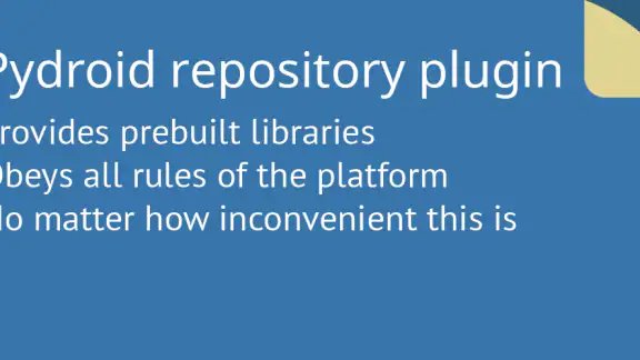 Pydroid repository plugin