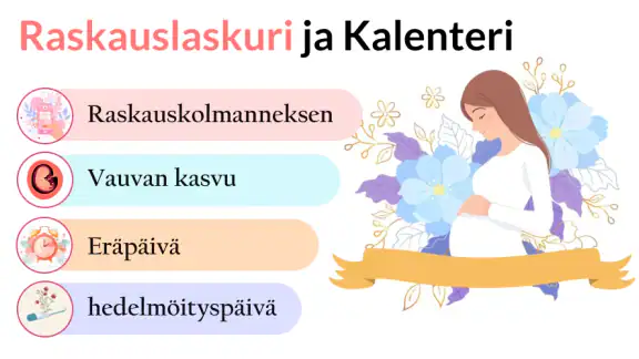 raskaus sovellus vauvan kehity