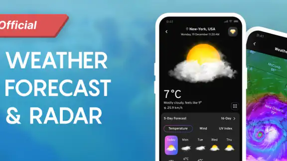 Sääennuste ja widget