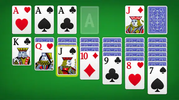 Solitaire klassinen korttipeli