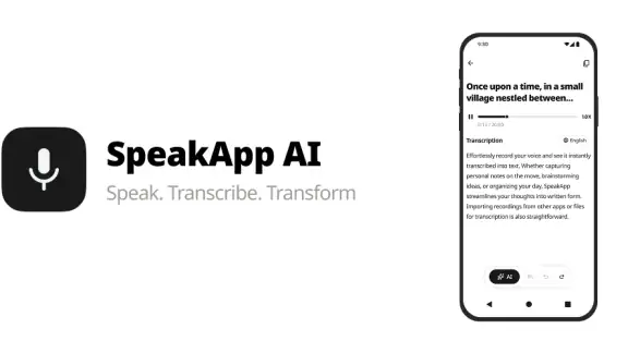 SpeakApp AI: Voice Notes