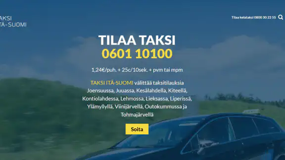 Taksi Itä-Suomi - taksitilaus