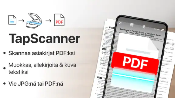 Tap Scanner - PDF skanneri cam