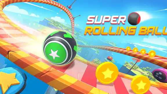 3D Super Rolling Ball Race