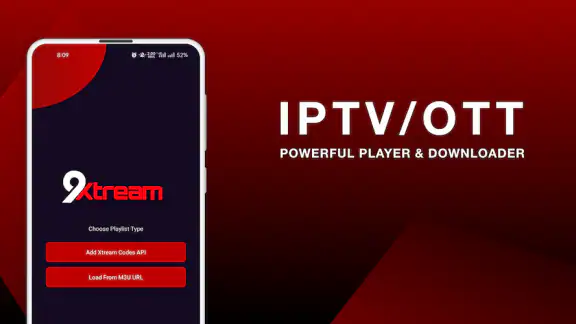 9Xtream - Download & Play iPTV