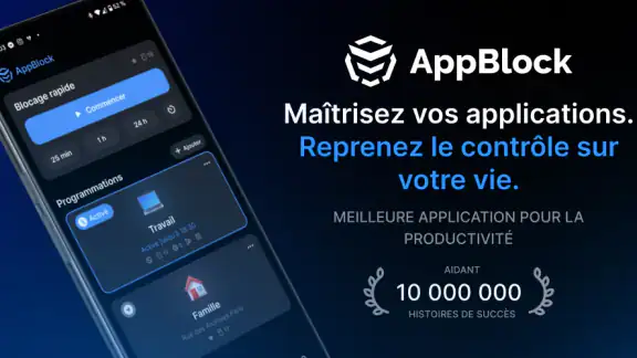 AppBlock - blocage d'applis