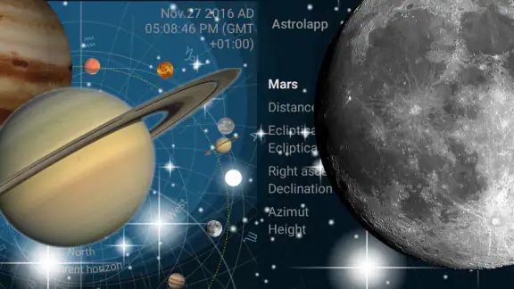Astrolapp carte du ciel étoilé