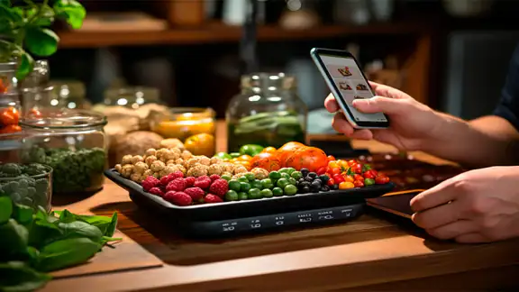 Balance de cuisine assistée