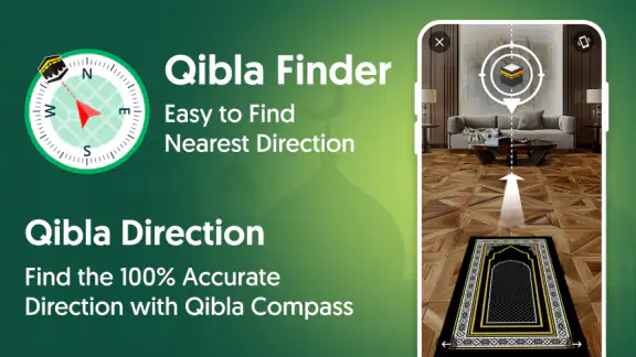 Boussole Qibla-Qibla Direction