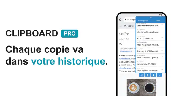 Clipboard Pro: Presse-papiers
