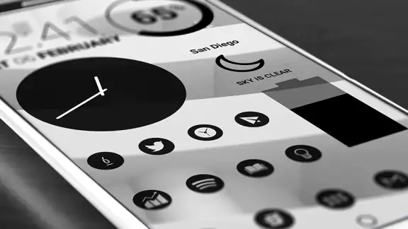 Dark Void Pro - Black Icons