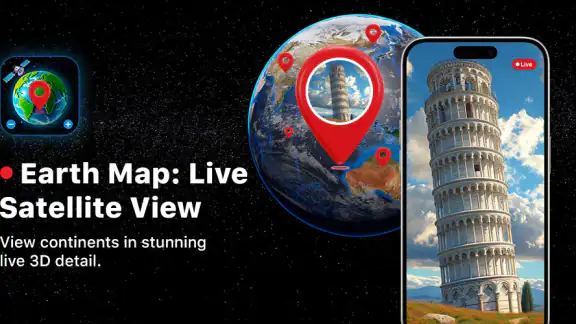 Earth Map: Live Satellite View
