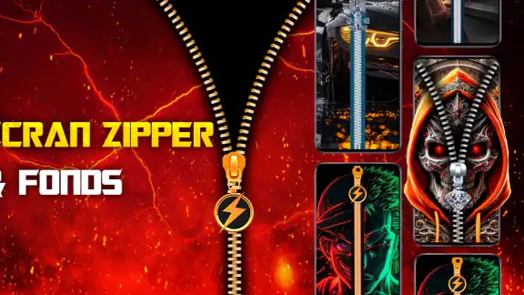 Écran Zipper & Fonds