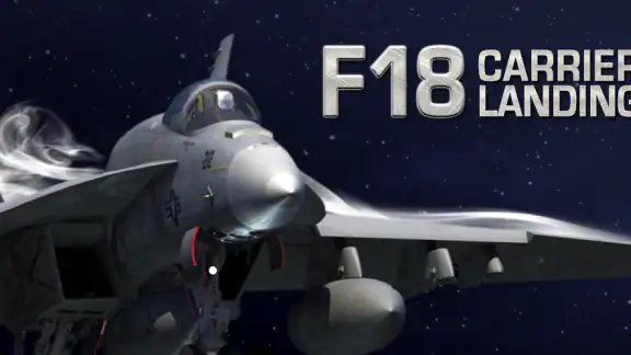 F18 Carrier Landing