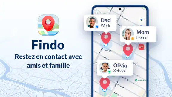 Findo : localiser mes amis