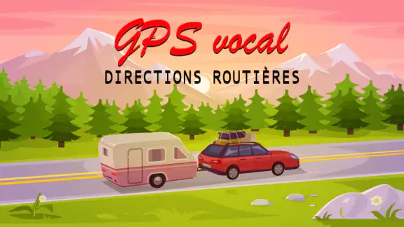 GPS vocal itinéraires routiers