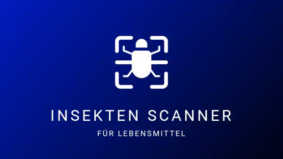 Insekten Lebensmittel Scanner