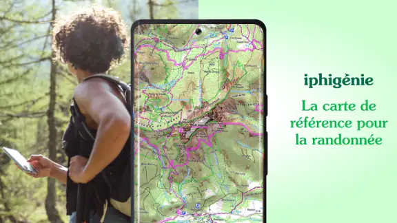 Iphigénie carte IGN hors ligne