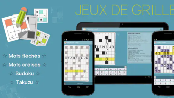 Jeux de grille (mots fléchés &