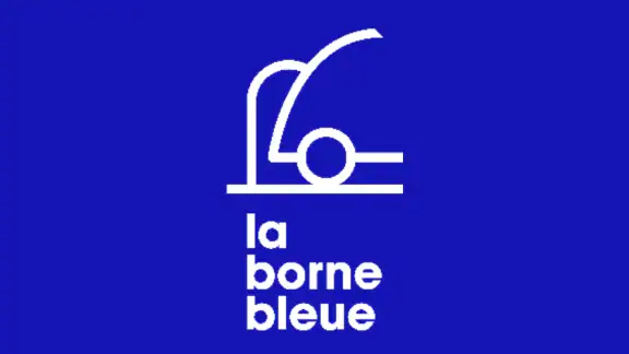 La borne bleue
