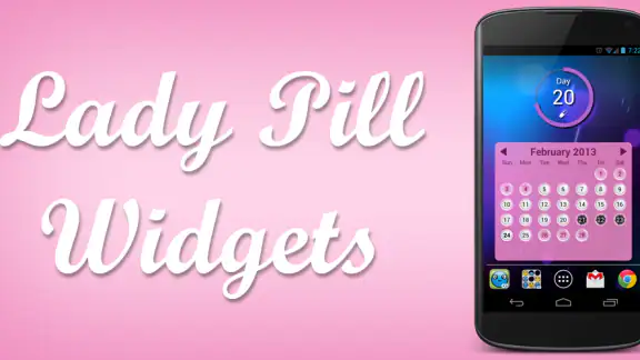 Lady Pill Widgets