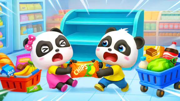 Le Supermarché de Bébé Panda