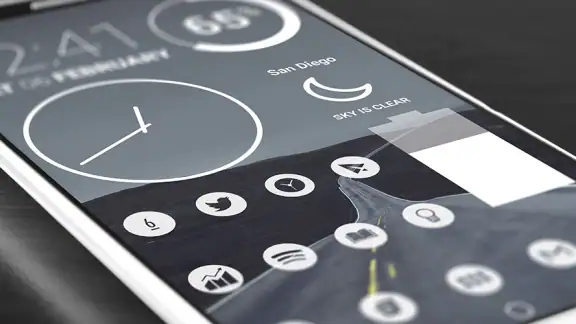 Light Void Pro - White Icons
