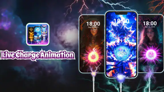 Live 3D Charging Animation