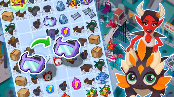 Merge Helltown: jeu de fusion