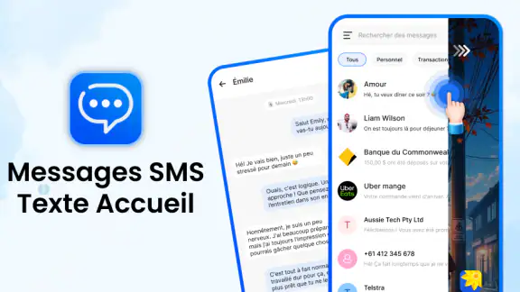 Messages SMS Texte Accueil