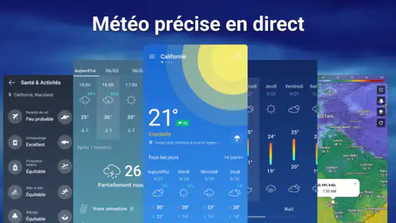 Météo précise en temps réel