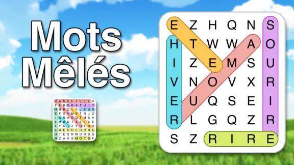 Mots Mêlés: Jeu Relaxant